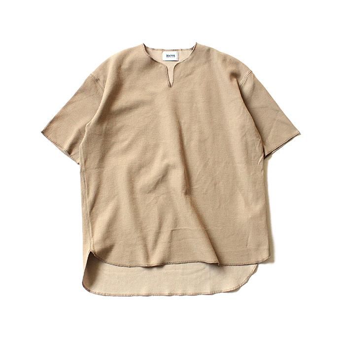 blurhms Rough & Smooth Thermal Loose Fit Over-neck BHS-RKSS17018 - Beige 01