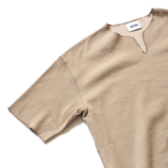 blurhms Rough & Smooth Thermal Loose Fit Over-neck BHS-RKSS17018 - Beige 02