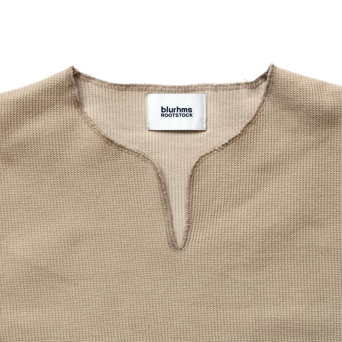 blurhms Rough & Smooth Thermal Loose Fit Over-neck BHS-RKSS17018 - Beige 02