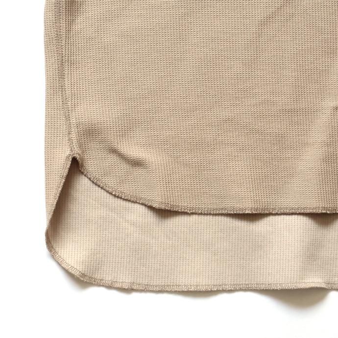 blurhms Rough & Smooth Thermal Loose Fit Over-neck BHS-RKSS17018 - Beige 02