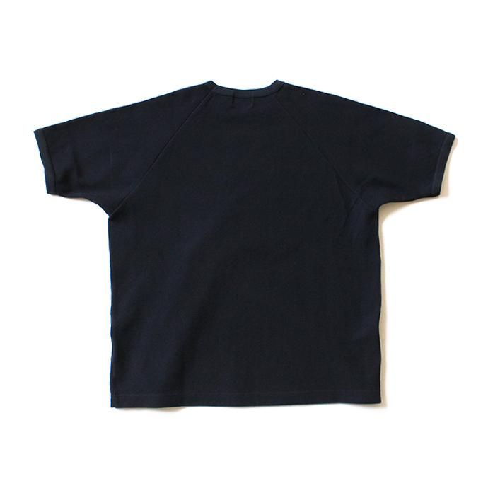 blurhms Rough & Smooth Thermal Loose Fit Tee BHS-RKSS17008 - Black Navy 02