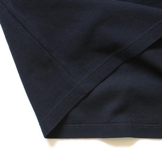blurhms Rough & Smooth Thermal Loose Fit Tee BHS-RKSS17008 - Black Navy 02