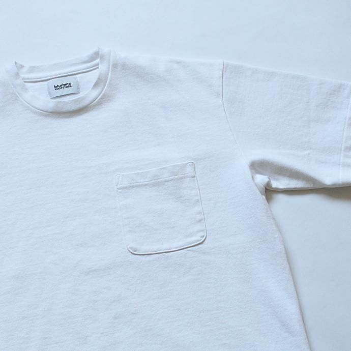blurhms Heavyweight & Soft Loose Fit Pocket Tee BHS-RKSS17016 - White 02