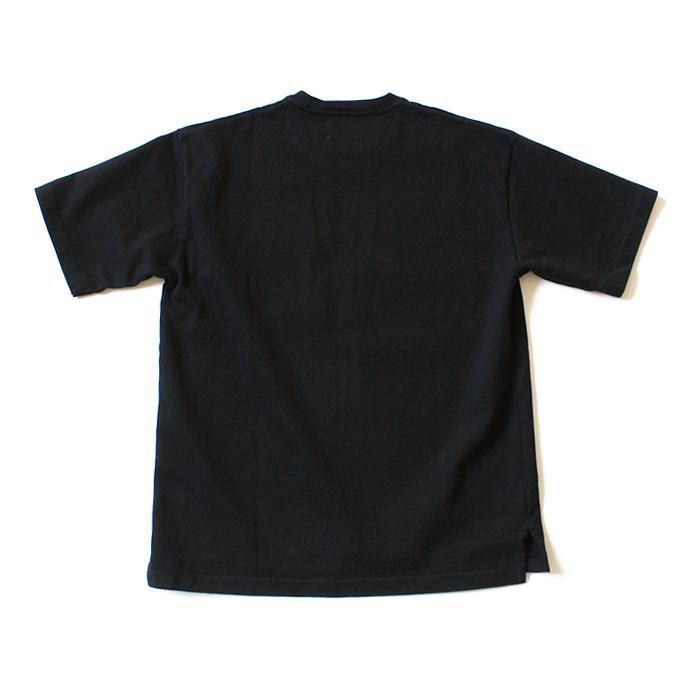 blurhms Heavyweight & Soft Loose Fit Pocket Tee BHS-RKSS17016 - Black 02
