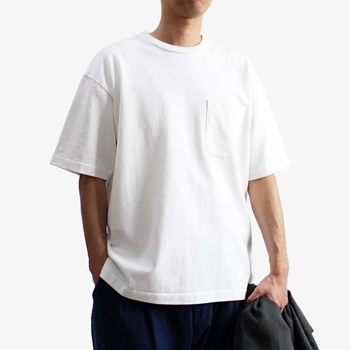 blurhms Heavyweight & Soft Loose Fit Pocket Tee BHS-RKSS17016 - Black 02