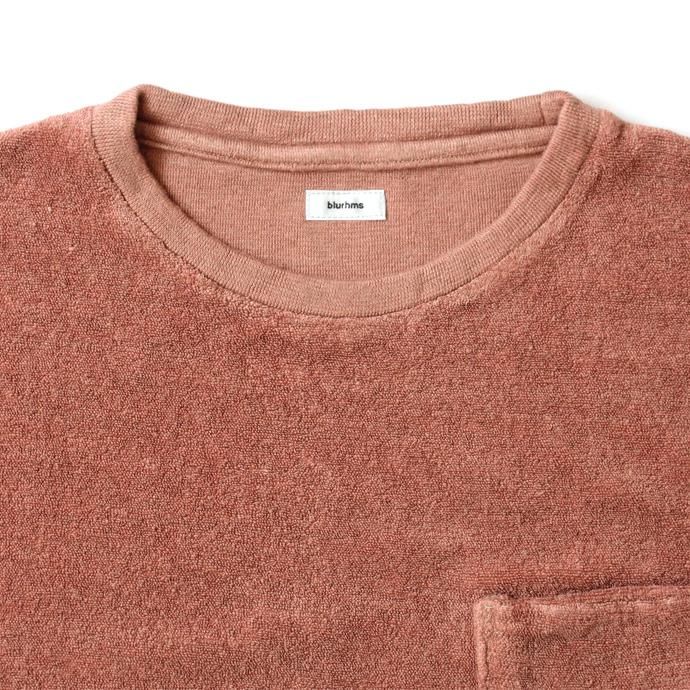 129361509 blurhms / Linen Pile Pocket Tee BHS-18SS018 - Ash Pink 02