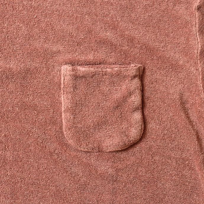 129361509 blurhms / Linen Pile Pocket Tee BHS-18SS018 - Ash Pink 02
