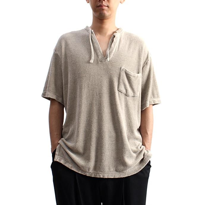 129361639 blurhms / Linen Pile Skipper BHS-18SS020 - Ash Beige 02