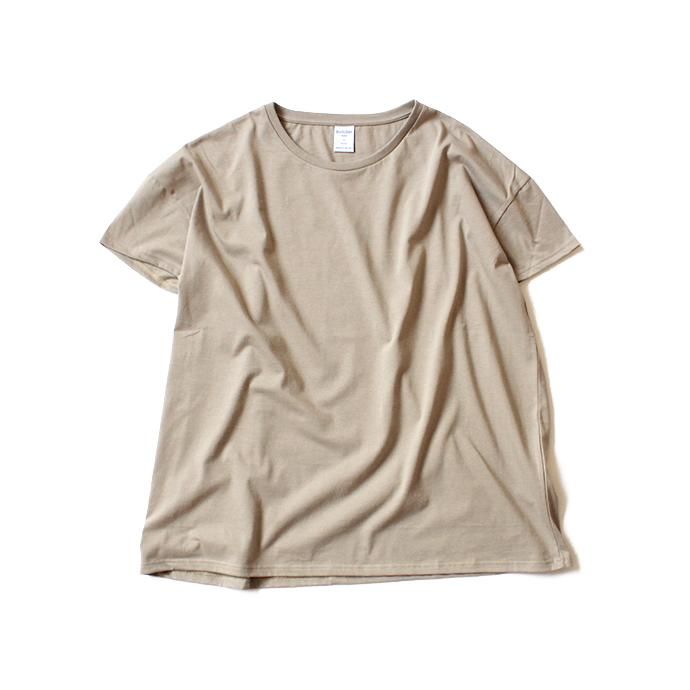 Other Brands quotidien コティディアン / AV15005 オーバーサイズTシャツ - Beige 01