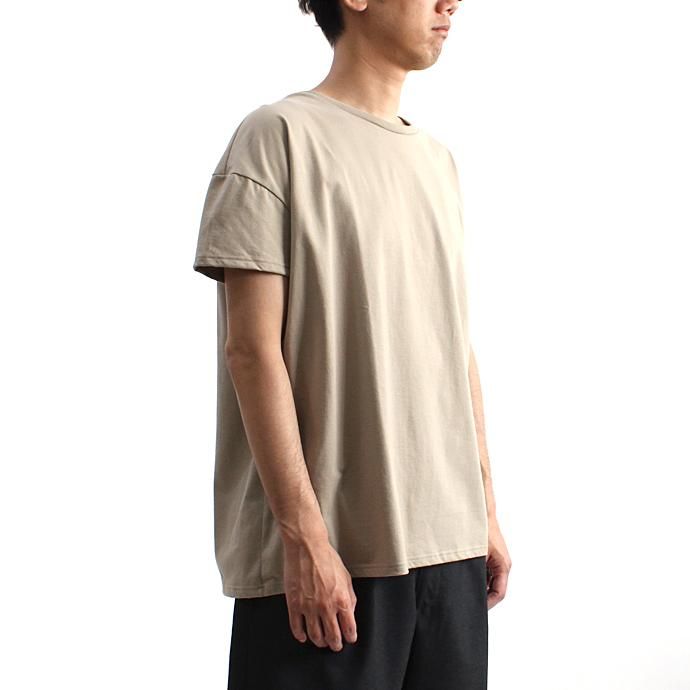 Other Brands quotidien コティディアン / AV15005 オーバーサイズTシャツ - Beige 02