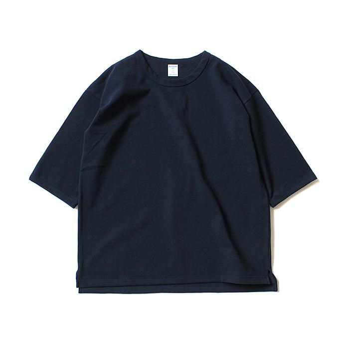 129403018 quotidien コティディアン / AV15004 5分袖Tシャツ - Navy 01