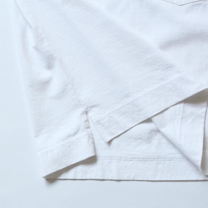 STILL BY HAND ワイドネック ポケットTシャツ CS0481 - ホワイト<img class='new_mark_img2' src='//img.shop-pro.jp/img/new/icons47.gif' style='border:none;display:inline;margin:0px;padding:0px;width:auto;' /> 02