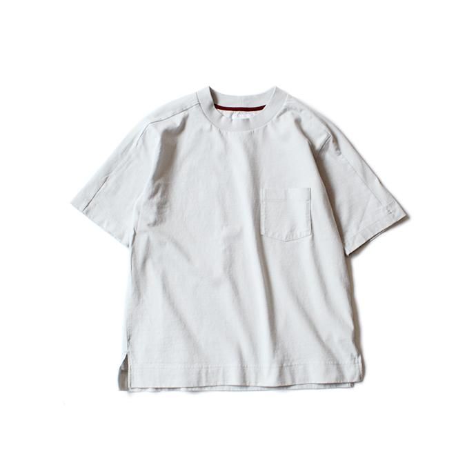 129452500 STILL BY HAND / ワイドネックTシャツ CS0481 - グレー<img class='new_mark_img2' src='//img.shop-pro.jp/img/new/icons47.gif' style='border:none;display:inline;margin:0px;padding:0px;width:auto;' /> 01