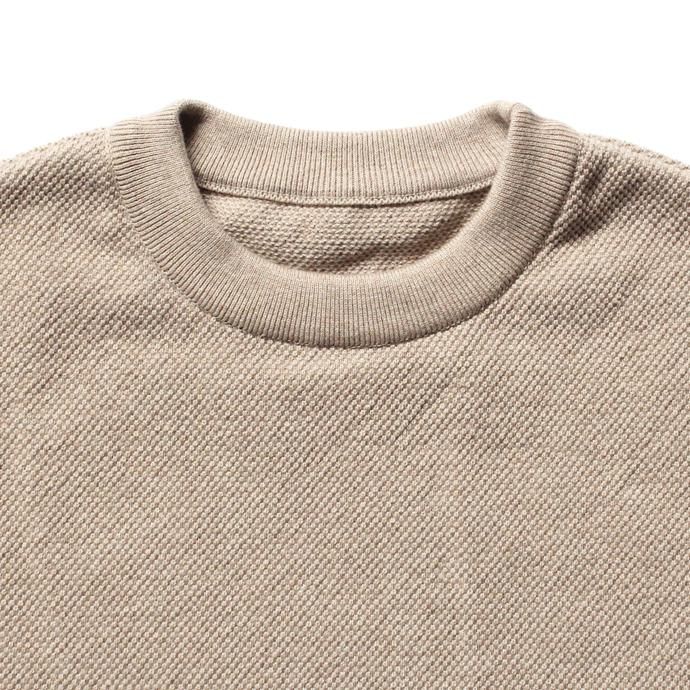crepuscule Moss Stitch L/S 鹿の子編みクルーネックプルオーバー 1801-003 Beige<img class='new_mark_img2' src='//img.shop-pro.jp/img/new/icons47.gif' style='border:none;display:inline;margin:0px;padding:0px;width:auto;' /> 02