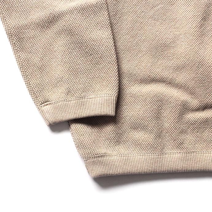 crepuscule Moss Stitch L/S 鹿の子編みクルーネックプルオーバー 1801-003 Beige<img class='new_mark_img2' src='//img.shop-pro.jp/img/new/icons47.gif' style='border:none;display:inline;margin:0px;padding:0px;width:auto;' /> 02