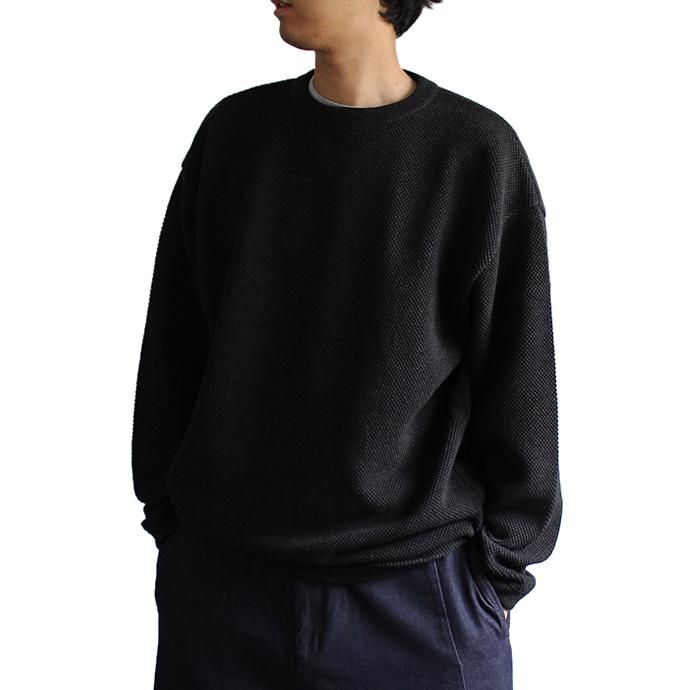 crepuscule Moss Stitch L/S 鹿の子編みクルーネックプルオーバー 1801-003 Beige<img class='new_mark_img2' src='//img.shop-pro.jp/img/new/icons47.gif' style='border:none;display:inline;margin:0px;padding:0px;width:auto;' /> 02