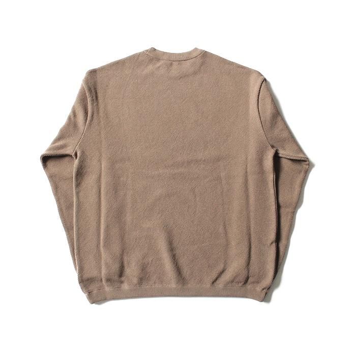 129475547 crepuscule / Moss Stitch L/S 鹿の子編みクルーネックプルオーバー 1801-003 Brown<img class='new_mark_img2' src='//img.shop-pro.jp/img/new/icons47.gif' style='border:none;display:inline;margin:0px;padding:0px;width:auto;' /> 02