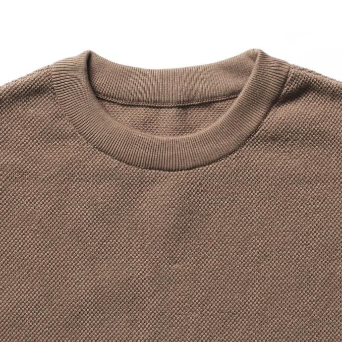 129475547 crepuscule / Moss Stitch L/S 鹿の子編みクルーネックプルオーバー 1801-003 Brown<img class='new_mark_img2' src='//img.shop-pro.jp/img/new/icons47.gif' style='border:none;display:inline;margin:0px;padding:0px;width:auto;' /> 02