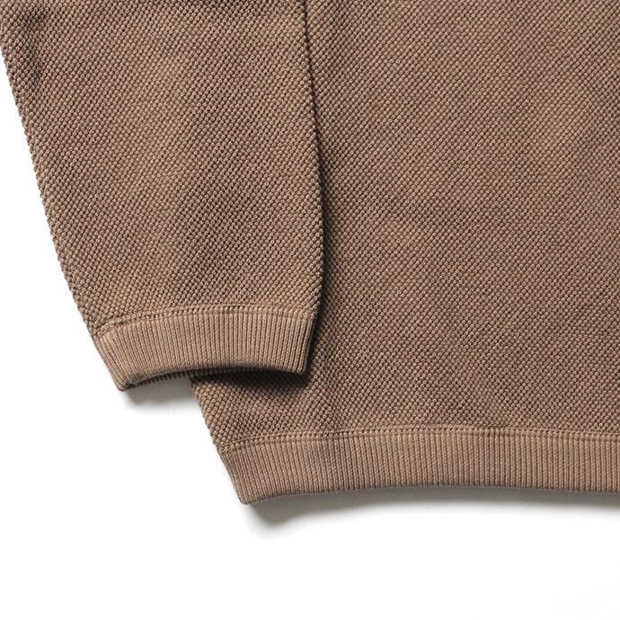 129475547 crepuscule / Moss Stitch L/S 鹿の子編みクルーネックプルオーバー 1801-003 Brown<img class='new_mark_img2' src='//img.shop-pro.jp/img/new/icons47.gif' style='border:none;display:inline;margin:0px;padding:0px;width:auto;' /> 02
