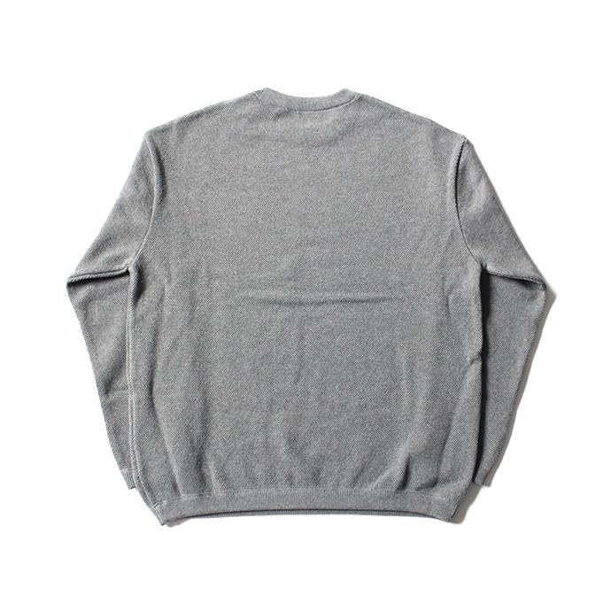 crepuscule Moss Stitch L/S 鹿の子編みクルーネックプルオーバー 1801-003 Gray<img class='new_mark_img2' src='//img.shop-pro.jp/img/new/icons47.gif' style='border:none;display:inline;margin:0px;padding:0px;width:auto;' /> 02