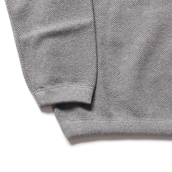 crepuscule Moss Stitch L/S 鹿の子編みクルーネックプルオーバー 1801-003 Gray<img class='new_mark_img2' src='//img.shop-pro.jp/img/new/icons47.gif' style='border:none;display:inline;margin:0px;padding:0px;width:auto;' /> 02
