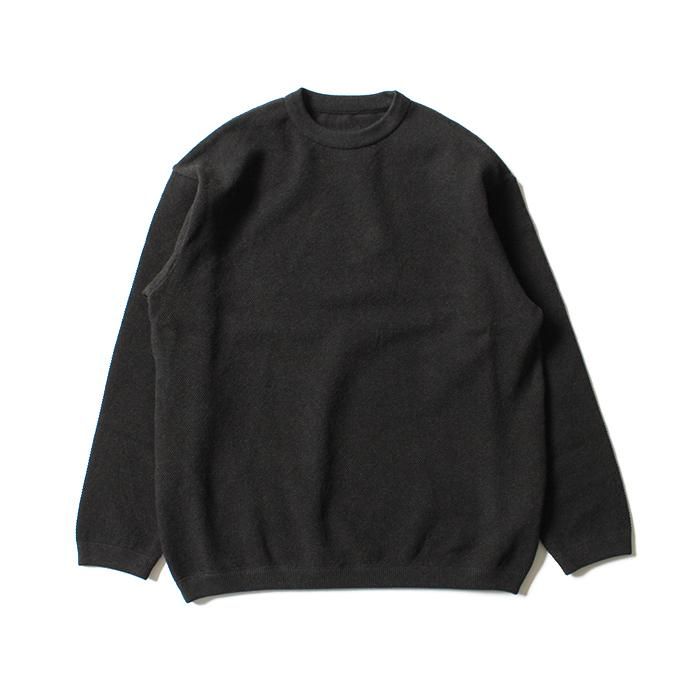 crepuscule Moss Stitch L/S 鹿の子編みクルーネックプルオーバー 1801-003 C.Gray<img class='new_mark_img2' src='//img.shop-pro.jp/img/new/icons47.gif' style='border:none;display:inline;margin:0px;padding:0px;width:auto;' /> 01