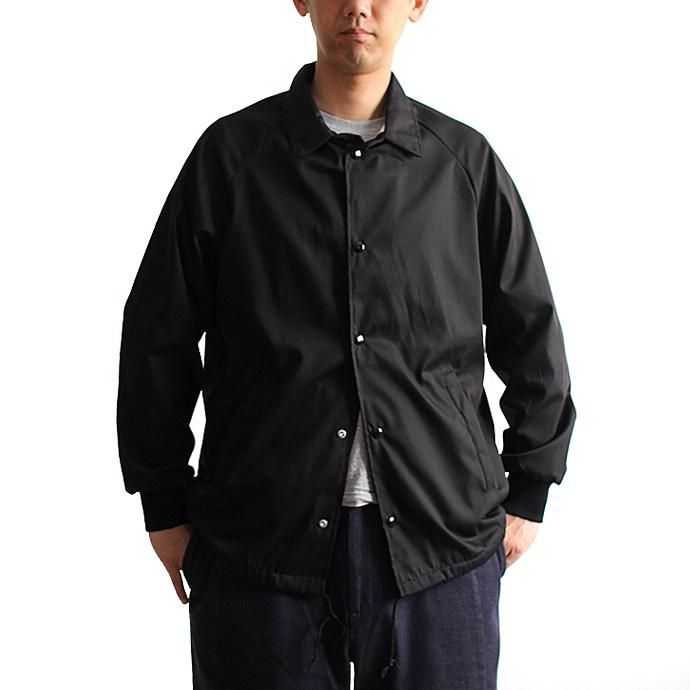 129551383 ASW Jackets / ポプリン コーチジャケット - Black 01