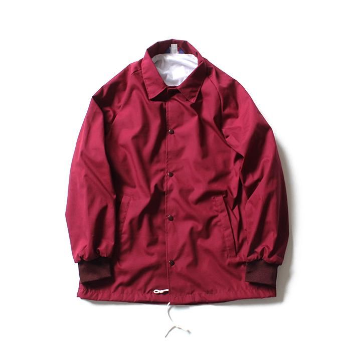 129551442 ASW Jackets / ポプリン コーチジャケット - Maroon 02