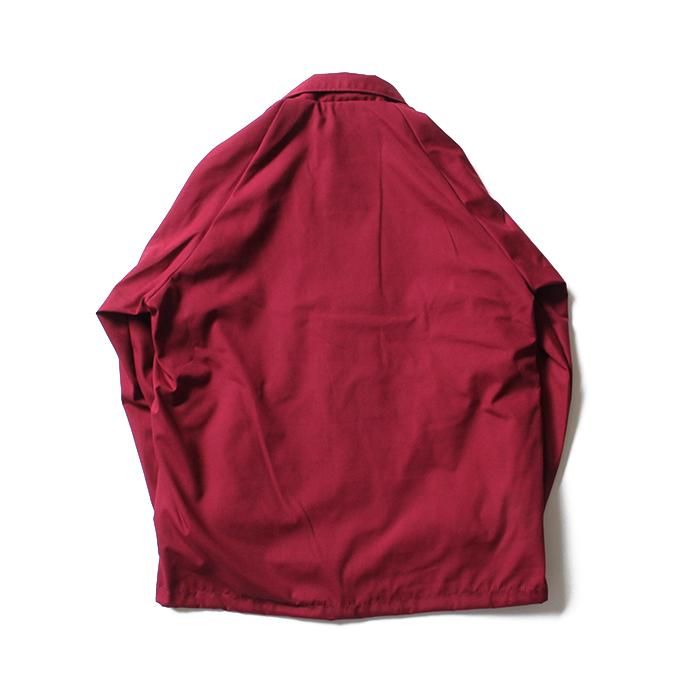 129551442 ASW Jackets / ポプリン コーチジャケット - Maroon 02