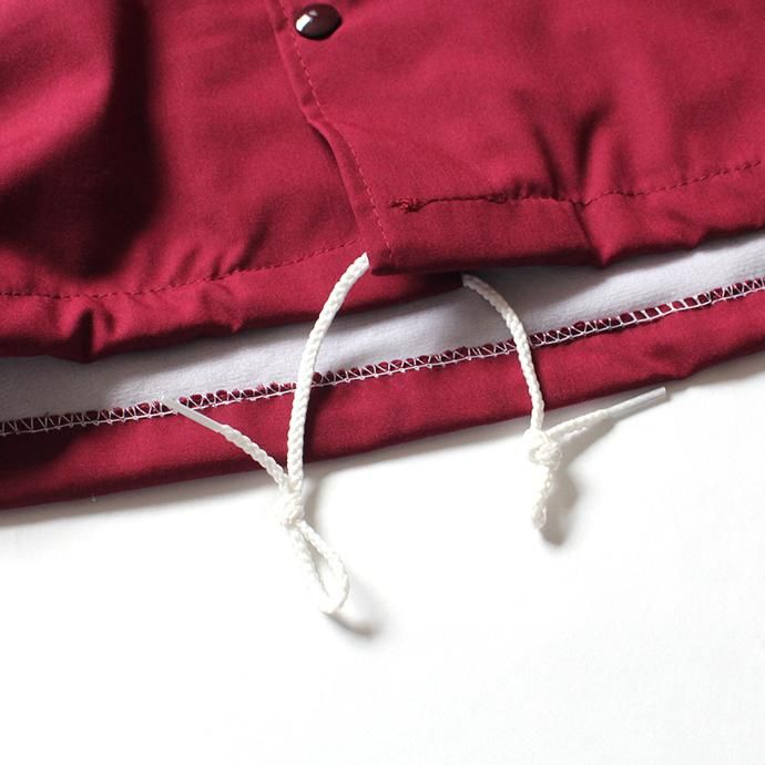 129551442 ASW Jackets / ポプリン コーチジャケット - Maroon 02