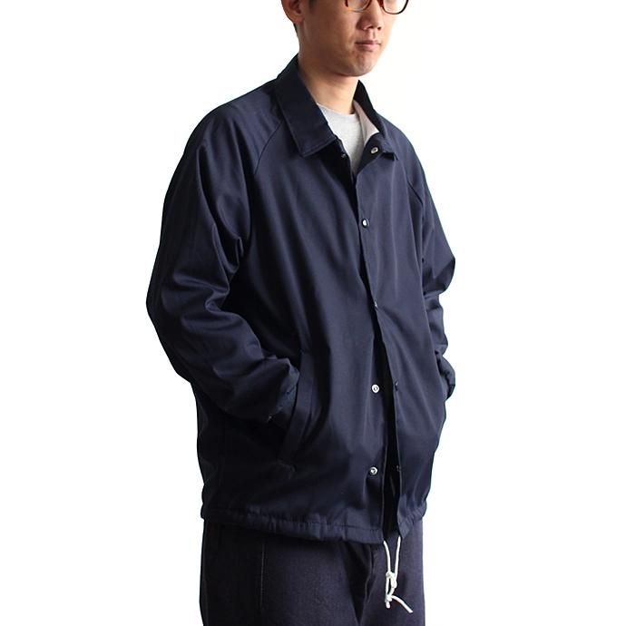 129551473 ASW Jackets / ポプリン コーチジャケット - Navy 02