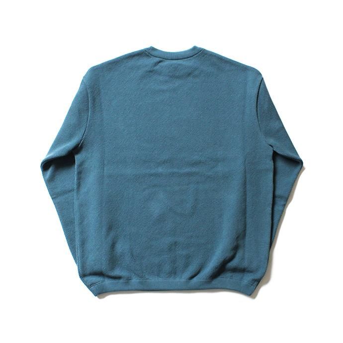 crepuscule Moss Stitch L/S 鹿の子編みクルーネックプルオーバー 1801-003 Bluegreen<img class='new_mark_img2' src='//img.shop-pro.jp/img/new/icons47.gif' style='border:none;display:inline;margin:0px;padding:0px;width:auto;' /> 02