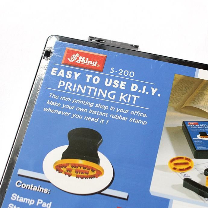 Other Brands Shiny / S-200 Easy to Use DIY Printing Kit プリンティングキット 02