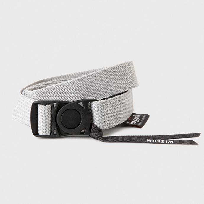 WISLOM BELT 18-00904M bagjack別注ナイロンベルト - グレー 01