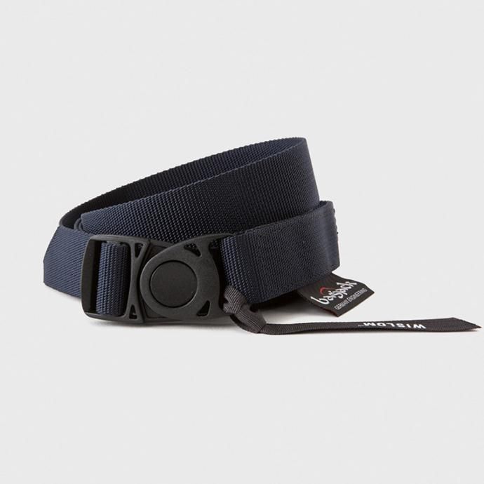 WISLOM BELT 18-00904M bagjack別注ナイロンベルト - ネイビー 01