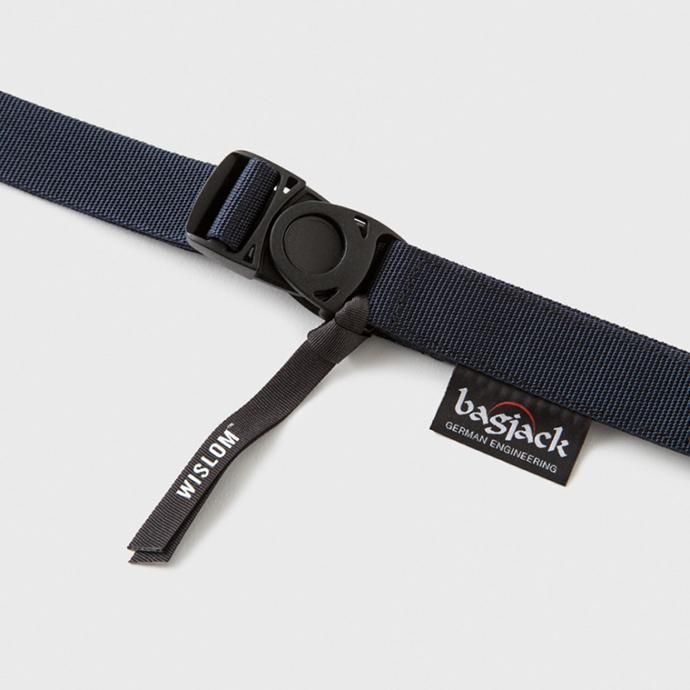 WISLOM BELT 18-00904M bagjack別注ナイロンベルト - ネイビー 02