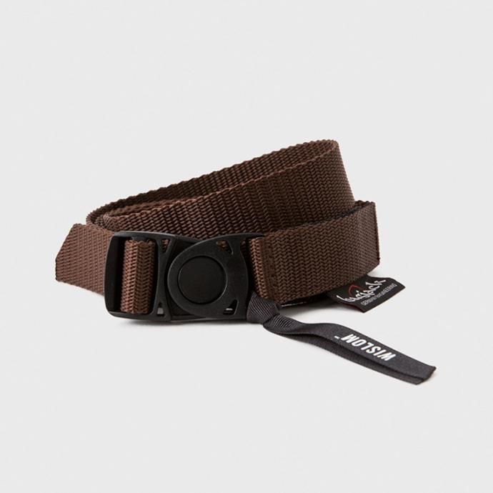 WISLOM BELT 18-00904M bagjack別注ナイロンベルト - ブラウン 01