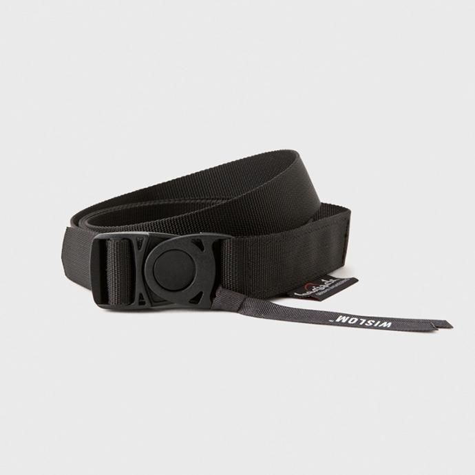 WISLOM BELT 18-00904M bagjack別注ナイロンベルト - ブラック 01
