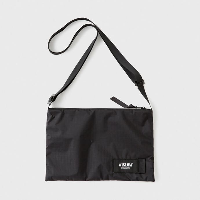 WISLOM SACOCHE 18-00903M bagjack別注サコッシュ - ブラック 01