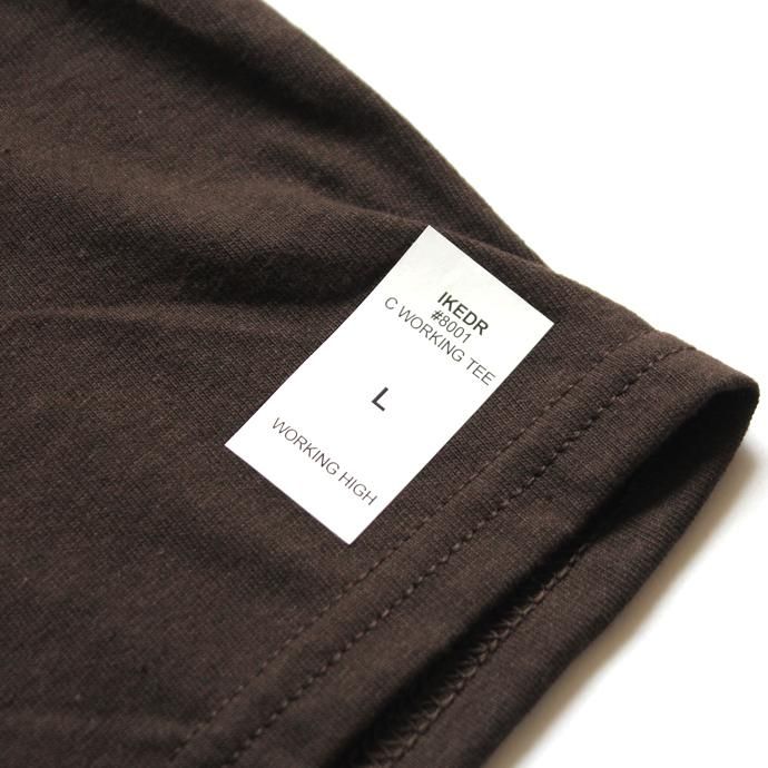 Other Brands IKEDR / C Working Tee - UP ブラウン/ブラック 02