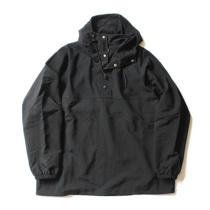 Powderhorn Mountaineering Nylon Pullover Hooded ナイロンプルオーバーアノラック PH18SS-001 - ブラック 02