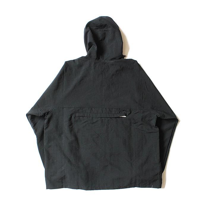 Powderhorn Mountaineering Nylon Pullover Hooded ナイロンプルオーバーアノラック PH18SS-001 - ブラック 02