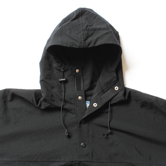 Powderhorn Mountaineering Nylon Pullover Hooded ナイロンプルオーバーアノラック PH18SS-001 - ブラック 02