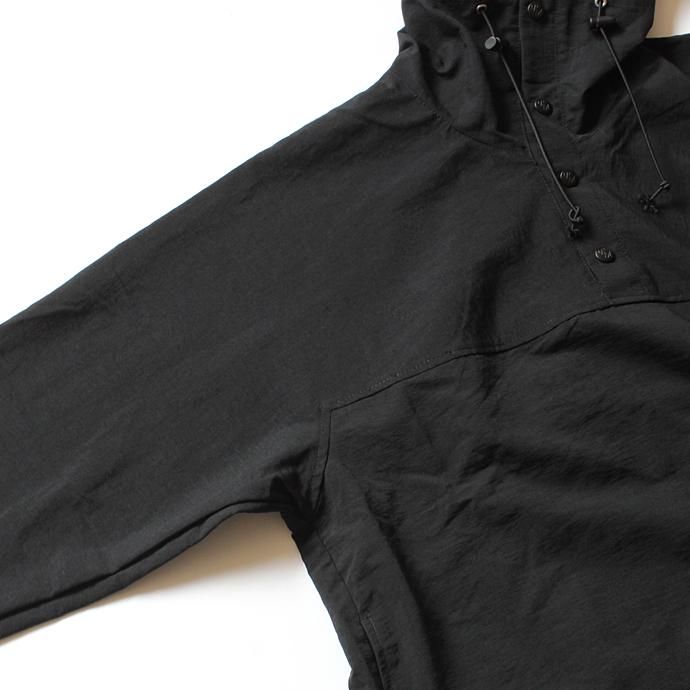Powderhorn Mountaineering Nylon Pullover Hooded ナイロンプルオーバーアノラック PH18SS-001 - ブラック 02