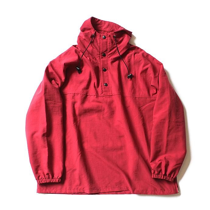 Powderhorn Mountaineering Nylon Pullover Hooded ナイロンプルオーバーアノラック PH18SS-001 - バーガンディ 02