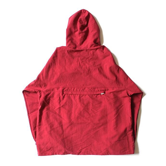 Powderhorn Mountaineering Nylon Pullover Hooded ナイロンプルオーバーアノラック PH18SS-001 - バーガンディ 02
