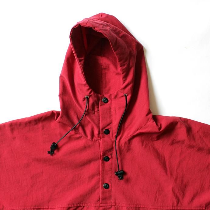 Powderhorn Mountaineering Nylon Pullover Hooded ナイロンプルオーバーアノラック PH18SS-001 - バーガンディ 02