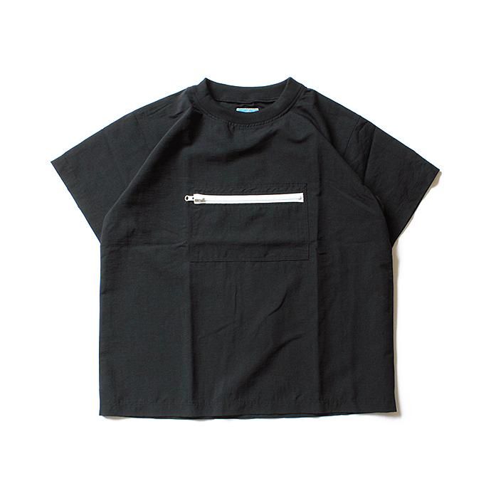 Powderhorn Mountaineering Nylon Mountain Tee ナイロンプルオーバーTシャツ PH18SS-002 - ブラック 02