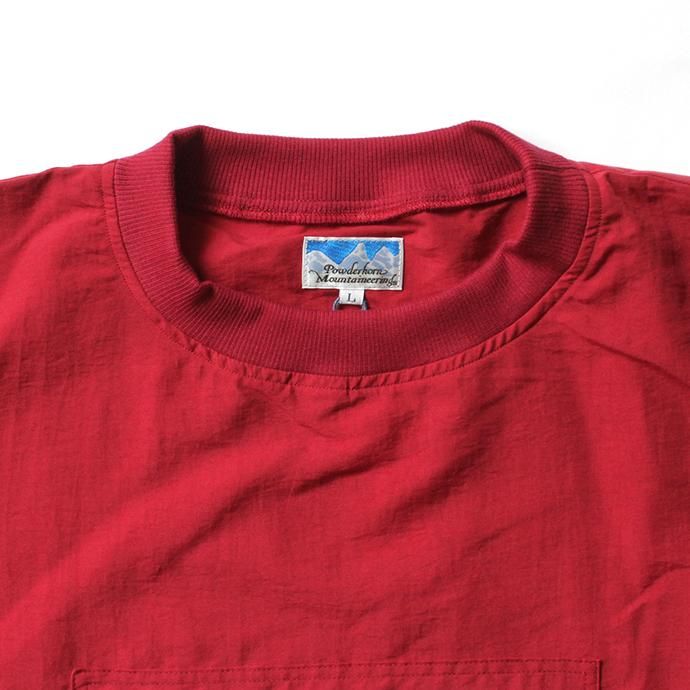 Powderhorn Mountaineering Nylon Mountain Tee ナイロンプルオーバーTシャツ PH18SS-002 - バーガンディ 02