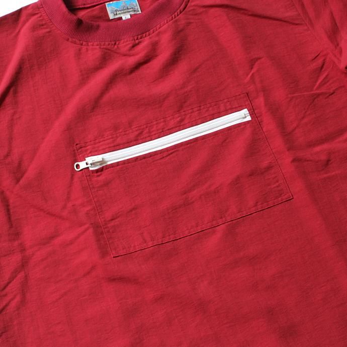 Powderhorn Mountaineering Nylon Mountain Tee ナイロンプルオーバーTシャツ PH18SS-002 - バーガンディ 02